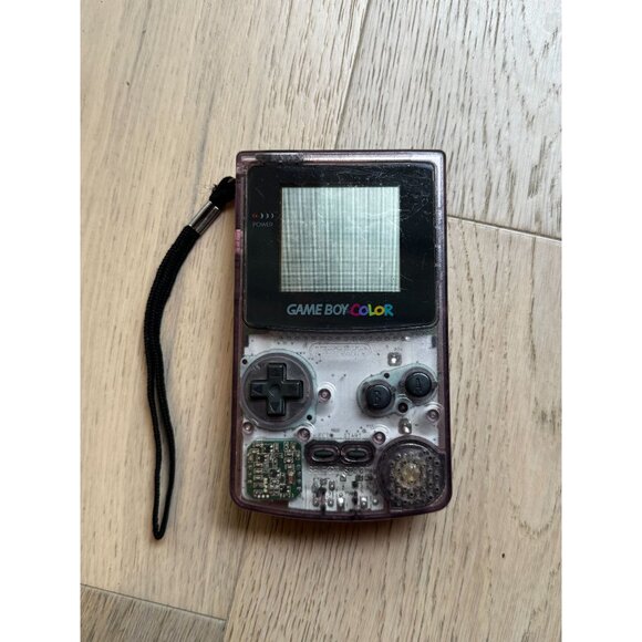 VTG Original Nintendo Game Boy Color Transparent Atomic Purple Console - Picture 1 of 6